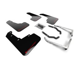 Rally Armor 18-22 Subaru Crosstrek Lift/AT Black UR Mud Flap w/ Red Logo for Subaru Crosstrek GT