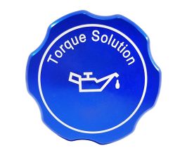Torque Solution Billet Oil Cap 89+ Subaru  - Blue for Subaru Forester SG
