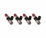 Injector Dynamics 1340cc Injectors-48mm Length - 11mm Gold Top/Denso And -204 Low Cushion (Set of 4) for Subaru Forester XT Limited/Sports 2.5 XT