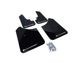 Rally Armor 03-08 Subaru Forester Black UR Mud Flap w/ White Logo for Subaru Forester SG