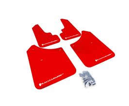Rally Armor 03-08 Subaru Forester Red UR Mud Flap w/ White Logo for Subaru Forester SG