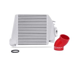 Mishimoto 08-14 Subaru WRX Top-Mount Intercooler Kit - Powder Coated Silver & Red Hoses for Subaru Forester SH