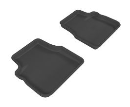 3D Mats 2009-2013 Subaru Forester/Impreza/WRX/Sti Kagu 2nd Row Floormats - Black for Subaru Forester SH