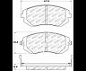 StopTech StopTech Street Touring 03-05 WRX/ 08 WRX Front Brake Pads for Subaru Forester