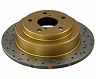 DBA 02-06 WRX / 98-07 Impreza 2.5L RS Rear Drilled & Slotted 4000 Series Rotor for Subaru Forester