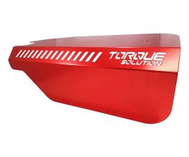 Torque Solution Engine Pulley Cover 2015+ Subaru WRX/2014+ Forester XT - Red for Subaru Forester SJ