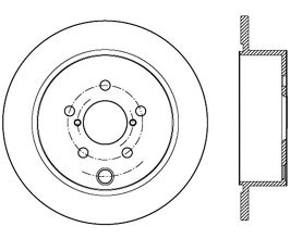 StopTech StopTech Slotted Sport Brake Rotor for Subaru Forester SJ