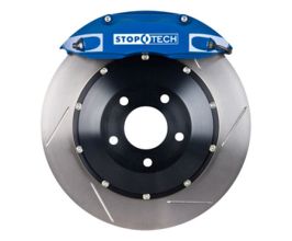 StopTech StopTech 02-07 WRX / 02-09 Impreza 2.5RS/2.5i BBK Front ST-40 Blue Caliper 332X32mm Slotted Rotor for Subaru Impreza GC