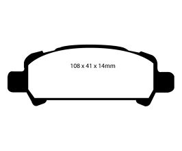 EBC 01-02 Subaru Impreza 2.0 Turbo WRX Bluestuff Rear Brake Pads for Subaru Impreza GC