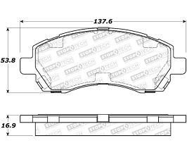 StopTech StopTech Street Brake Pads for Subaru Impreza GC