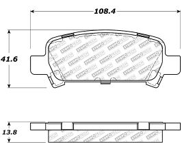 StopTech StopTech Street Select Brake Pads - Front/Rear for Subaru Impreza GC