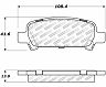StopTech StopTech Street Select Brake Pads - Front/Rear for Subaru Impreza RS