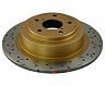 DBA 01-04 Outback 2.5L/3.0 H6 Rear Drilled & Slotted 4000 Series Rotor for Subaru Impreza Outback