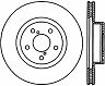StopTech StopTech Power Slot 13 BRZ/90-05 Legacy Sedan / 05-06 Saab 9-2X Front Right Slotted CRYO-STOP Rotor for Subaru Impreza RS
