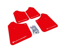 Rally Armor 02-07 Subaru WRX/STI/RS/2.5i (Wagons Req. Mod.) Red UR Mud Flap w/ White Logo for Subaru Impreza GD