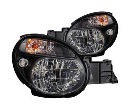 Anzo 2002-2003 Subaru Impreza Crystal Headlights Black for Subaru Impreza GD