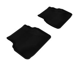 3D Mats 2002-2007 Subaru Impreza Kagu 2nd Row Floormats - Black for Subaru Impreza GD