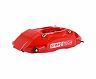 StopTech StopTech 02-07 WRX / 02-09 Impreza 2.5RS/2.5i Front Red Caliper/Zinc Plated Slotted 328x28 BBK for Subaru Impreza