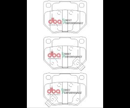 DBA 06-07 Subaru WRX SP500 Rear Brake Pads for Subaru Impreza GD