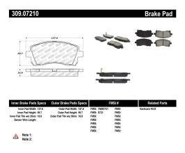 StopTech StopTech Performance 02-03 WRX Front Brake Pads for Subaru Impreza GD