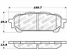 StopTech StopTech Street Touring 03-05 WRX Rear Brake Pads