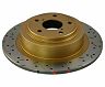 DBA 01-04 Outback 2.5L/3.0 H6 Rear Drilled & Slotted 4000 Series Rotor