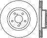 StopTech StopTech Power Slot 05-08 STi (5x114.3) CRYO Front Left Rotor