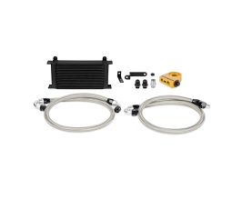 Mishimoto 08-14 WRX/STi Thermostatic Oil Cooler Kit - Black for Subaru Impreza GE