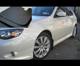 Rally Armor 08-10 Subaru WRX (Hatch & Sedan) / 08-11 Impreza 2.5i Basic Black Mud Flap w/ Black Logo for Subaru Impreza GE