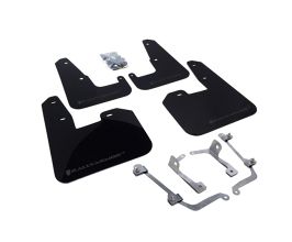 Rally Armor 08-11 Subaru STI (Hatch Only) / 11-14 WRX (Hatch Only) Black UR Mud Flap w/ Grey Logo for Subaru Impreza GE