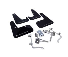 Rally Armor 11-14 Subaru WRX/STI (Sedan Only) Black UR Mud Flap w/ Silver Logo for Subaru Impreza GE