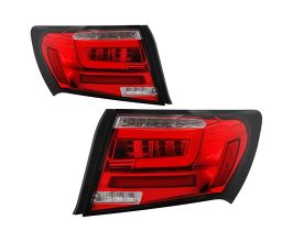 Spyder 08-11 Subaru Impreza WRX 4DR LED Tail Lights - Red Clear ALT-YD-SI084D-LED-RC for Subaru Impreza GE