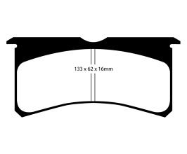 EBC Brakes Yellowstuff Performance Brake Pads for Subaru Impreza GE