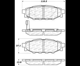 StopTech StopTech 13-16 Subaru BRZ/Scion FR-S Street Performance Rear Brake Pads for Subaru Impreza GE