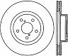 StopTech StopTech Power Slot 05-08 STi (5x114.3) CRYO Front Left Rotor
