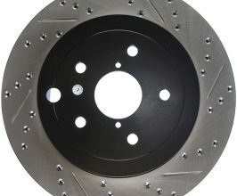 StopTech StopTech 08+ Subaru STI (Will Not Fit 05-07) Slotted & Drilled Sport Brake Rotor for Subaru Impreza GE