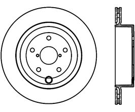 StopTech StopTech Drilled Sport Brake Rotor for Subaru Impreza GE