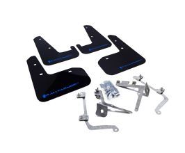 Rally Armor 11-14 Subaru WRX/STI (Sedan Only) Black UR Mud Flap w/ Blue Logo for Subaru Impreza GJ