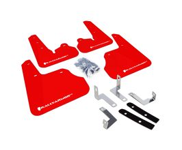 Rally Armor 12-16 Subaru Impreza Red UR Mud Flap w/ White Logo for Subaru Impreza GJ