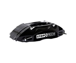 StopTech StopTech 02-07 WRX / 02-09 Impreza 2.5RS/2.5i Front Big Brake Kit 355X32MM with Black Calipers Slott for Subaru Impreza GJ