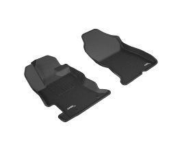 3D Mats 2017-2019 Subaru Impreza/Crosstrek Kagu 1st Row Floormat - Black for Subaru Impreza GK