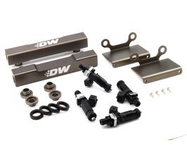 DeatschWerks 04-06 Subaru STI/LGT Side Feed to Top Feed Fuel Rail Conv Kit w/ 1200cc Injectors for Subaru Legacy BH