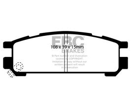 EBC 95-96 Subaru Impreza 2.2 Orangestuff Rear Brake Pads for Subaru Legacy BH