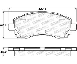 StopTech StopTech Street Brake Pads for Subaru Legacy BH