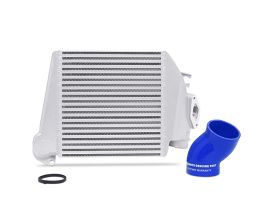 Mishimoto 08-14 Subaru WRX Top-Mount Intercooler Kit - Powder Coated Silver & Blue Hoses for Subaru Legacy BM