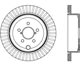 StopTech StopTech Power Slot 13 Scion FR-S / 13 Subaru BRZ Rear Right Cryo Slotted Rotor for Subaru Legacy BM