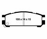 EBC 93-96 Subaru Impreza 1.8 Yellowstuff Rear Brake Pads for Subaru Outback Limited/Base
