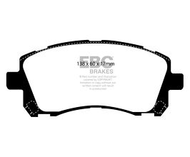 EBC 98-02 Subaru Forester 2.5 Orangestuff Front Brake Pads for Subaru Legacy BN