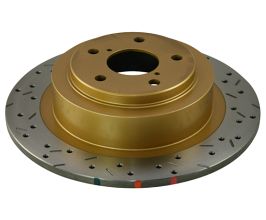 DBA 01-04 Outback 2.5L/3.0 H6 Rear Drilled & Slotted 4000 Series Rotor for Subaru Legacy BN
