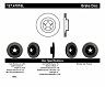 StopTech StopTech 02-10 Subaru WRX Slotted & Drilled Left Front Rotor (exc. STi) for Subaru Outback